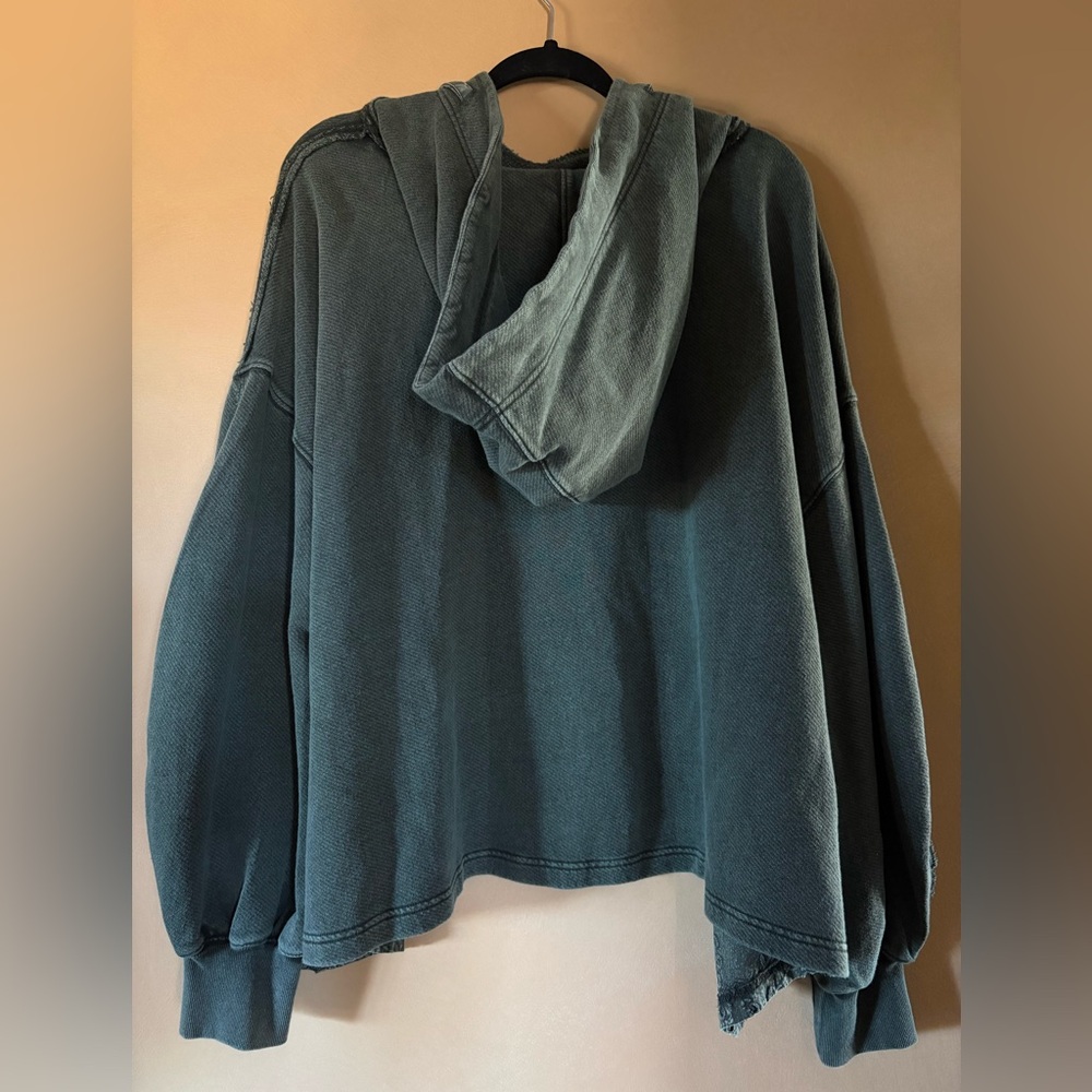 Free People Eyelet HiLo Hoodie - Picture 2 of 16